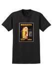 Braniff Bogota T-Shirt - Vintage Colonial Church Poster - Black