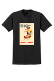 Braniff Rio T-Shirt - Vintage Carnival Dancer Poster - Black