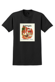 Delta Florida T-Shirt - Vintage Rocket and Oranges Poster - Black