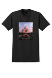 Delta India T-Shirt - Vintage Taj Mahal Poster - Black