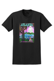 Eastern Air Lines Atlanta T-Shirt - Vintage Southern Belle Poster - Black