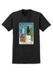 Eastern Air Lines Boston T-Shirt - Vintage Paul Revere Poster - Black