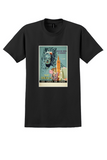 Iberia Andalusia T-Shirt - Vintage Mantilla and Giralda Poster - Black