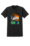 Imperial Airways Comfort of Air Travel T-Shirt - Vintage Pilot Poster - Black