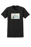Imperial Airways Route Map T-Shirt - Vintage World Routes Poster - Black