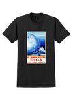KLM El Mundo Entero T-Shirt - Vintage Globe Poster - Black