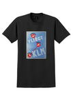 KLM Netherlands T-Shirt - Vintage Groningen Twente Eindhoven Poster - Black