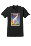 Pan Am Madrid T-Shirt - Vintage Flamenco Dancer Poster - Black