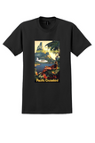 Pan Am South Sea Islands T-Shirt - Vintage Cruisebird Poster - Black