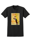 Pan Am Italy T-Shirt - Aaron Fine Carabiniere Poster - Black