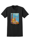Pan Am Philippines T-Shirt - Vintage Temple Guardians Poster - Black