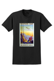 Pan Am Transpacific T-Shirt - Lawler Flying Boat Poster - Black