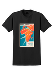 Imperial Airways Africa T-Shirt - Vintage Africa Map Poster - Black