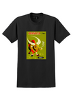 Qantas Manila T-Shirt - Vintage Carabao Poster - Black