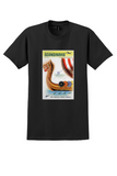 Pan Am Scandinavia T-Shirt - Vintage Viking Longship Poster - Black