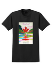 Royal Air Maroc Montreal T-Shirt - Vintage Maple Leaf Poster - Black