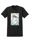 Japan Mt. Fuji T-Shirt - Vintage Pine Branch Railway Poster - Black