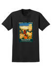 Algérie T-Shirt - Vintage PLM Hivernage Market Poster - Black