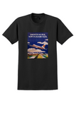 Thai Airways T-Shirt - Vintage-Style "Smooth as Silk" 747 Poster - Black