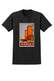 Napoli T-Shirt - Vintage Castel Nuovo Poster - Black