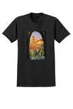 Palermo T-Shirt - Vintage 1920 Moorish Arch Poster - Black