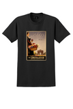Paris T-Shirt - Vintage Paris via Constellation Poster - Black