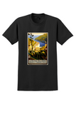 Italian Riviera T-Shirt - Borgoni Portofino Poster - Black
