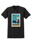Sweden Värmland T-Shirt - Vintage Folk Costume Horn Poster - Black