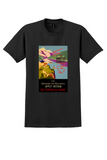 Yangtze Gorges T-Shirt - Vintage Butterfield & Swire China Poster - Black