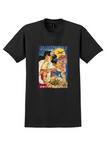 United Air Lines Hawaii T-Shirt - Vintage Flower Lei Poster - Black