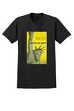 United Air Lines New York T-Shirt - Galli Statue of Liberty Poster - Black