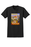 Western Air Lines Salt Lake City T-Shirt - Vintage Temple Poster - Black