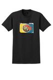 Australian National Airways T-Shirt - Vintage Fly ANA Globe Bag Sticker - Black