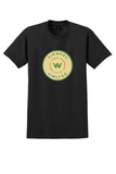 Airwork T-Shirt - Vintage Leading Independent Airline Bag Sticker - Black