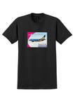Alaska Airlines T-Shirt - Spirit of Disneyland 737-400 Sticker - Black