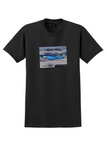 Alaska Airlines T-Shirt - Magic of Disneyland 737-400 Sticker - Black