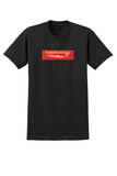 Avianca T-Shirt - Vintage Fly Avianca 747 Jumbo Bag Sticker - Black