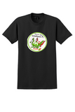 Balkan Bulgarian Airlines T-Shirt - Vintage Football Dinosaurs Sticker - Black