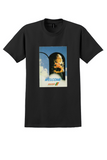 Balkan Bulgarian Airlines T-Shirt - Vintage Welcome Bag Sticker - Black