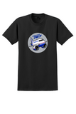 Boeing 767 T-Shirt - Vintage Cartoon Widebody Bag Sticker - Black