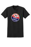 Braniff International T-Shirt - Vintage 30th Anniversary Bag Sticker - Black