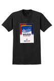 Aero Lloyd T-Shirt - Vintage Wolkenkratzer Bag Sticker - Black