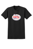 CSA Czech Airlines T-Shirt - Vintage Fly Europe to North America Bag Sticker - Black