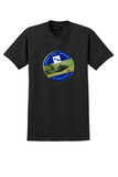 EH101 Helicopter T-Shirt - Vintage EH Industries Utility Sticker - Black