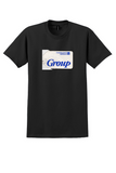 Continental Airlines T-Shirt - Vintage Group Baggage Tag - Black