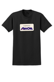 AirCal T-Shirt - Vintage Compliments Of AirCal Bag Sticker - Black