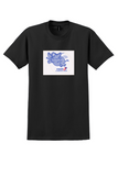 Crossair T-Shirt - Vintage Jumbolino Elephant Bag Sticker - Black