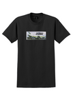 Air Afrique T-Shirt - Vintage Air Afrique Cargo DC-10 Bag Sticker - Black