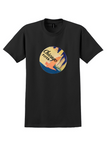 Eastern Air Lines T-Shirt - Vintage Chicago Flyer Bag Sticker - Black