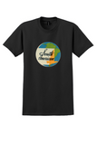 Eastern Air Lines T-Shirt - Vintage South American Bag Sticker - Black